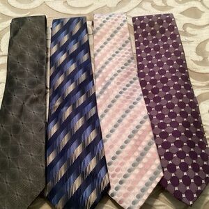 4 Men’s Silk Ties